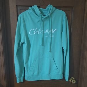 Teal Chicago Navy Pier Hoodie